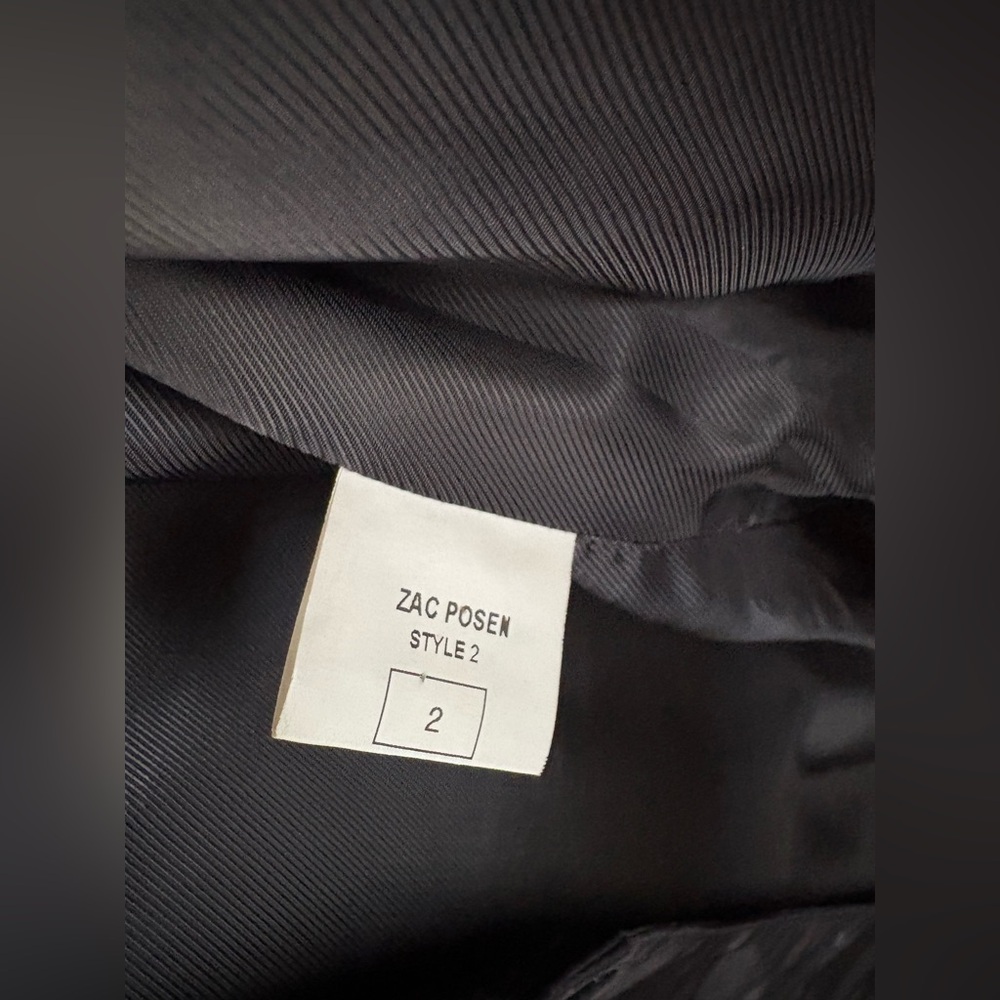 Zac Posen 100% Silk Trench Coat - Picture 5 of 9